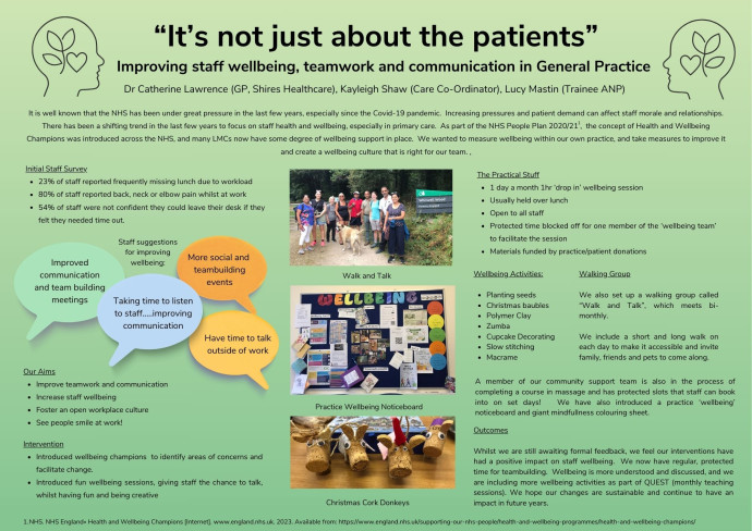 Wellbeing N2P GP - Catherine Lawrence